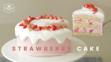 Cooking Tree is serving you a delectable recipe for Strawberry cake, and we'll show you how to prepare it from scratch. The post Strawberry cake Recipe appeared first on Cooking Tree. Strawberry Whipped Cream Cake, Cooking Tree, Homemade Strawberry Cake, Strawberry Cake Recipe, Whipped Cream Cakes, Fresh Strawberry Cake, Strawberry Cream Cakes, Cakes To Make, Strawberry Whipped Cream