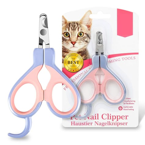 EooCoo Dog & Cat Pets Nail Clippers with Safety Lock Sturdy Non Slip Handles - Professional Grooming Tool for Large and Small Socializing Dogs, Cat Nail Clippers, Dog Nail Clippers, Cat Essentials, Cat Items, Dog Nails, Cat Nails, Gerbil, Cat Claws