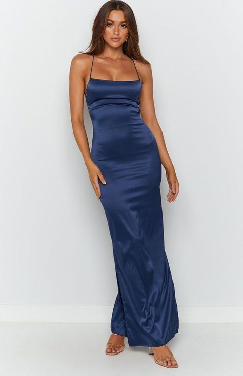 f016e59c7ad8b1d72903bb1aa5720d53desc37294919ri Blue Formal Dresses Australia, Warm Blue Dress, Straight Neckline Prom Dress, Blue Maxi Dress Formal, Australia Formal Dresses, Navy Blue Silk Prom Dress, Dark Blue Formal Dress Long, Formal Silk Maxi Dress, Formal Dress Australia