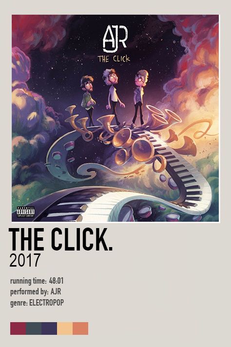 The Click - AJR (2017) Album Wall Decor, Album Wall, Music Cover Photos, Android Wallpaper Dark, As Humans, Band Wallpapers, The Click, Movie Posters Minimalist, All I Ever Wanted