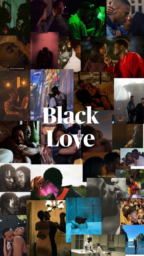 This collage showcases the love between two black people and how incanting it is Black Excellence Couple, Aesthetic R&b Wallpaper, Aesthetic Black Relationship, Rich Black Love, Black 90s Love Aesthetic, 70s Black Love, Warm Love Aesthetic, 90s Black Love Aesthetic, Black Love Wallpaper Hd