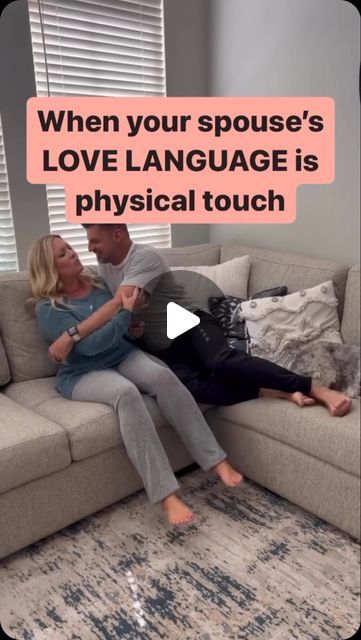 Marriage & Relationship Experts on Instagram: "Caseys love languages are physical touch and words of affirmation and mine are NOT! Lol

We used to get annoyed but we’ve been able to overcome this massive difference and so can you!

Comment the word DIFFERENT for more info on how we can help!

#marriage365 #marriagereels #marriagehumor" Physical Touch, Marriage Humor, E 3, Love Language, Words Of Affirmation, Marriage Relationship, Love Languages, Our Love, Affirmations