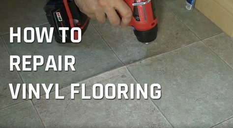 Useful Tips & Methods To Repair Vinyl Flooring (PVC Flooring) How To Repair Small Scratches and Rips On Vinyl (PVC) Flooring? Repairing scratches and cuts to vinyl flooring sheets or tiles are quick and easy. The objective in all cases is to fill in the damaged area and prevent the lower layers of the soil from deteriorating. Vinyl Floor Repair, Rv Vinyl Flooring, Vinyl Roll Flooring, Cheap Vinyl Flooring, Vinyl Flooring Sheet, Vinyl Flooring Bathroom, Sheet Flooring, Vinyl Sheet Flooring, Tile Repair