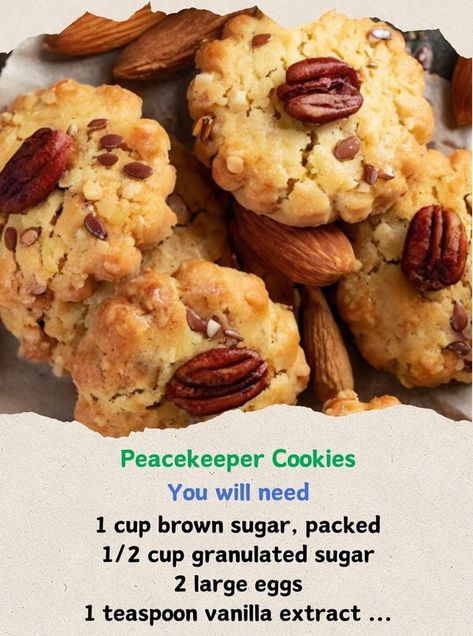 Sweat Treats, Recipes Cookies, Food Names, Crowd Pleaser, Cookies Ingredients, Granulated Sugar, Unsalted Butter, 1 Cup, Vanilla Extract