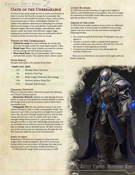 Paladin Oath, Dnd Paladin, Dungeons And Dragons Rules, D D Classes, Dnd Stories, Dungeon Master's Guide, Dnd Classes, Dnd Races, Dungeons And Dragons 5e