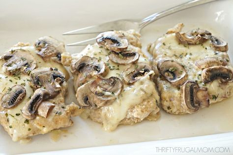 Pork Chops with Mushrooms Baked Chicken And Mushrooms, Fodmap Chicken, How To Make Tuna, Chicken With Mushrooms, Tuna Pasta Bake, Mushroom Pork Chops, Chicken And Mushroom, Main Entrees, Tuna Pasta