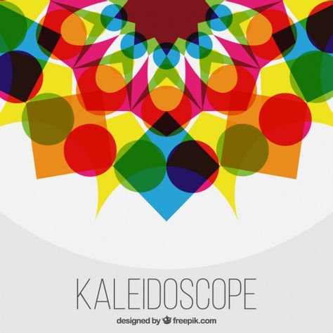 Colorful geometric shapes background with kaleidoscope effect Free Vector Geometric Shapes Background, Trendy Logo Design, Marco Vintage, Shapes Background, Kaleidoscope Images, Crystal Texture, Vector Patterns Design, Geometric Triangle, Fractal Art