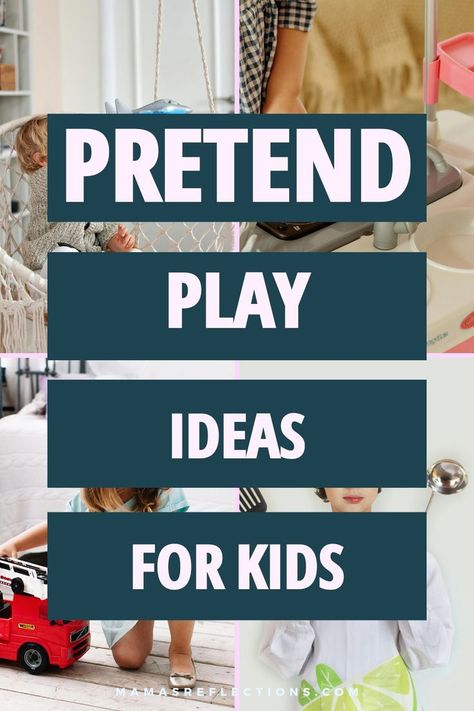 Does your child like prentend playing? check out this list of ideas. also sharing ideas for pretend play, kids activities, children's play, imaginative play, indoor activities, child development, creative play, role-playing, educational toys, play ideas, fun for kids, toddler activities, preschoolers, elementary school, pretend play ideas for toddlers, imaginative play activities for preschoolers, indoor play ideas for kids, how to encourage pretend play, benefits of pretend play for children Structured Play Ideas, School Pretend Play, Play Activities For Preschoolers, Role Play Ideas For Kids, Indoor Play Ideas, Creative Play Ideas, Pretend Play Ideas, Structured Play, Play Ideas For Toddlers