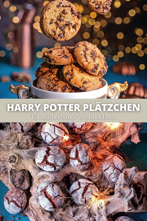 Zauberhafte Weihnachten wie in Hogwarts? Mit unseren leckeren Harry Potter Plätzchen-Rezepten kein Problem! Die Rezepte stammen aus dem Buch "Zauberhafte Weihnachten wie bei Harry Potter" und sind so lecker! Nachmachen und verzaubern lassen ✨ #plätzchen #plätzchenrezept #harrypotterrezepte #harrypotter #weihnachten Hogwarts, Harry Potter, Christmas