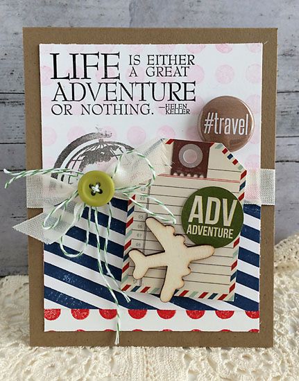 Bon Voyage Cards, Bon Voyage Party, Cards Masculine, Job Cards, Farewell Cards, Travel Card, Everyday Cards, Stamp Card, Impression Obsession