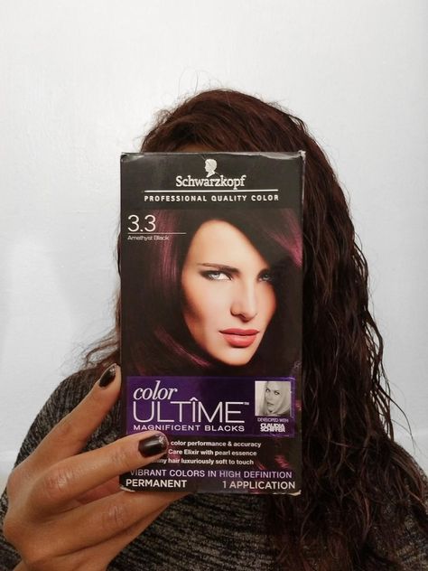 Check out how I got this gorgeous hue with DIY hair color from Schwarzkopf! #ad #FashionColorExpert @Walmart @SchwarzkopfUSA Ruby Noir Hair Color, Hair Color Schwarzkopf, Statement Makeup, Schwarzkopf Color, Diy Hair Color, Fall Beauty, Unique Makeup, Schwarzkopf Professional, Autumn Beauty