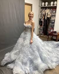 Brianna Howey, Weading Dress, Brianne Howey, Georgia Miller, Ginny Georgia, Ginny And Georgia, Celebrity Film, Georgia Dress, Fur Dress