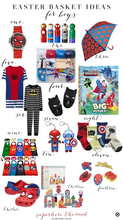 Toddler boy easter basket ideas boys easter basket easter basket ideas Toddler easter basket superhero easter basket spiderman easter basket sensory kit superhero toys Follow me in the @LTK shopping app to shop this post and get my exclusive app-only-content! #liketkit #LTKkids #LTKSeasonal @shop.ltk https://liketk.it/434ws Superhero Gift Basket, Easter Basket 7 Year Boy, Easter Basket Ideas For 4 Year Boy, Easter Baskets For Boys Age 6, Spider Man Easter Basket, Easter Basket 3 Year Boy, Little Boy Easter Basket, Easter Baskets For Toddler Boys, Toddler Easter Basket Ideas Boys