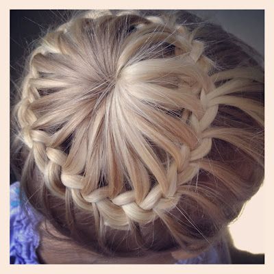 Halo Braid. This looks hard but it's actually easy. So this is how it's done PMTS... Circle Braid, Ballet Hair, Halo Braid, Sock Bun, Waterfall Braid, Braided Bun, Great Hair, Hair Dos, Gorgeous Hair