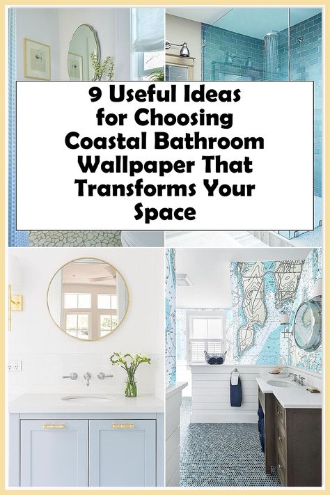 Transform your space with the perfect coastal bathroom wallpaper! In our guide, "9 Useful Ideas for Choosing Coastal Bathroom Wallpaper," discover how to bring the serene beauty of the beach into your home. From color palettes to patterns, we provide tips that will help you create a relaxing coastal retreat right in your bathroom. Elevate your decor and enjoy the calming vibes of coastal living every day. Dive into inspiration now! Coastal Boho Wallpaper, Coastal Bathroom Wallpaper, Half Bathroom Wallpaper, Coastal Wallpaper, Coastal Bathroom, Bathroom Retreat, Useful Ideas, Coastal Boho, Coastal Bathrooms