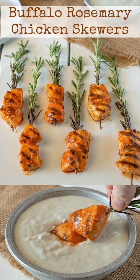 Mini Chicken Kabobs Appetizers, Food On A Skewer, Chicken Skewers For Party, Mini Chicken Skewers, Chicken Canapes Ideas, Meat Skewers Appetizers, Thanksgiving Skewers, Chicken Canapes, Skewers Ideas