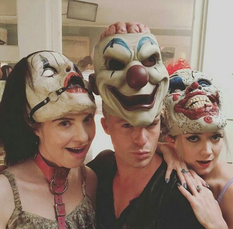 Colton Haynes Gif, American Horror Story Cult, Ahs Cult, American Horror Story Asylum, American Horror Story 3, American Horror Story Coven, Billie Lourd, Colton Haynes, Creepy Clown