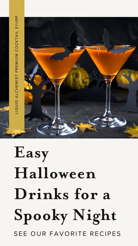 Hosting a Halloween party? Check out these easy-to-make cocktails, featuring fall flavors like apple cider, pumpkin spice, and more!

Halloween cocktail recipes | Spooky Halloween drinks | Pumpkin spice cocktails
Blood orange Halloween cocktails | Halloween party drinks | Black Widow cocktail recipe | Halloween drinks with apple cider | Fall bourbon cocktails | Witch-themed cocktails | Easy Halloween cocktails | Halloween cocktails with grenadine | Pumpkin mimosa recipe | Spooky fall drink ideas Cocktails With Grenadine, Pumpkin Mimosa, Fall Bourbon Cocktails, Easy Halloween Drinks, Black Widow Cocktail, Fall Drink Ideas, Easy Halloween Cocktails, Grenadine Cocktail, Pumpkin Spice Cocktail