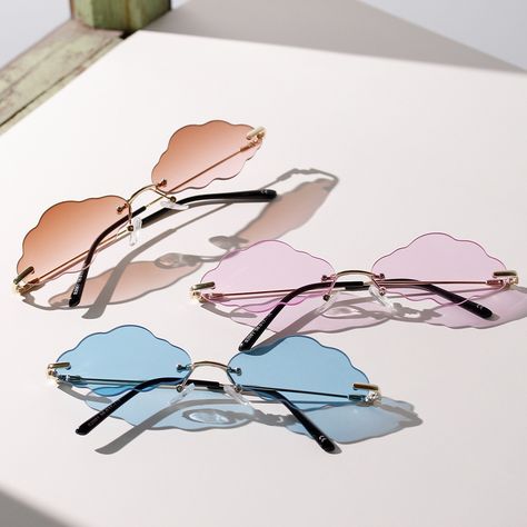 Cloud Sunglasses, Vintage Steampunk, Sunglasses Women Vintage, Wholesale Sunglasses, Cloud Shapes, Rectangle Sunglasses, Women's Sunglasses, Womens Glasses, Sunglasses Vintage