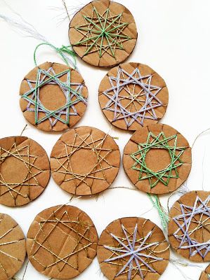 Star Ornaments Math Ornaments, Math Christmas Ornaments, Classroom Holiday Crafts, Montessori Crafts, Star Ornaments, Christmas Crafts For Kids To Make, Friend Crafts, Christmas Tree Decorations Diy, Christmas Math