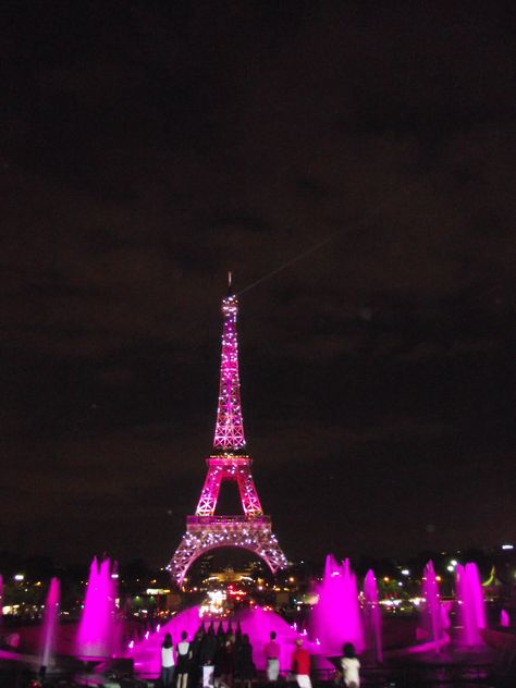 octobre rose 2014 pink eiffel tower Pink Eiffel Tower, Paris Vibes, Taylor Swift New, Paris Photo, Kpop Posters, Paris Photos, 2024 Vision, Eiffel Tower, Bucket List