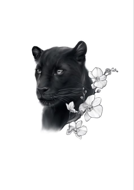 Black Jaguar Tattoo For Women, Black Panther Cat Tattoo, Bagheera Tattoo, Black Panther Animal Tattoo, Black Puma Tattoo, Black Leopard Tattoo, Black Panther Tattoo For Women, Panther Face Tattoo, Black Panther Tattoo Ideas