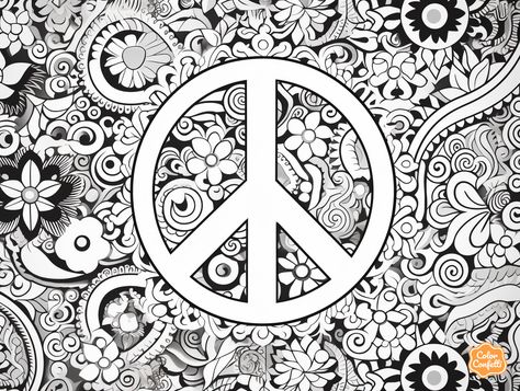 illustration of Peace sign designs for adults Mandala Turtle, Fantasy Fairy, Peace Sign, Sign Design, Colouring Pages, Adult Coloring Pages, Coloring Pages For Kids, Color Splash, Free Printables