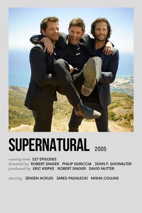 minimalist poster polaroid SUPERNATURAL Supernatural Polaroid Poster, Gimp Bracelets, Supernatural Poster, Poster Polaroid, Series Posters, Eric Kripke, Jensen Ackles Jared Padalecki, Supernatural Tv Show, Anime Watch