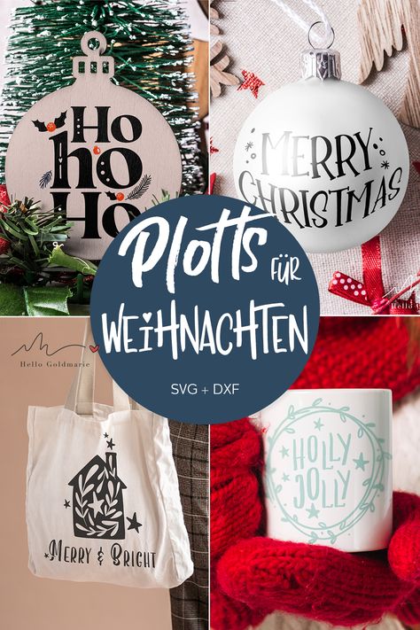 #basteln #plotterideen #plotten #plotterinspiration #bastelideen #kreativ #weihnachten #silhouettecameo #plottern #plotten Silhouette Cameo Freebies, Weihnachten Diy, Silhouette Cameo Tutorials, Xmas Diy, Diy Cricut, Stencil Diy, Cameo Projects, Hacks Diy, Silhouette Projects