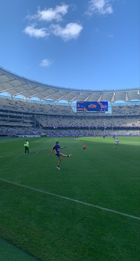 #afl #westcoasteagles #jk #optusstadium #footy #eagles #legend Afl Wag Aesthetic, Afl Aesthetic, Footy Games, West Coast Eagles, 2024 Goals, Football Is Life, Aesthetic Iphone, Teenage Dream, Future Life