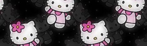 black dark hello kitty pink messy twitter aesthetic header Twitter Aesthetic Header, Dark Hello Kitty, Pink Twitter, 트위터 헤더, Twitter Aesthetic, Hello Kitty Y2k, Aesthetic Header, Twitter Header Pictures, Hello Kitty Aesthetic