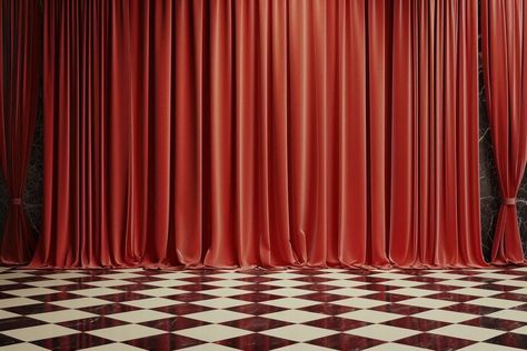 Content Moodboard, Curtains Background, Floor Architecture, Ramadan 2025, Red Velvet Curtains, Theater Stage, Video Style, Theatre Curtains, Stage Curtains