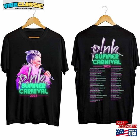 P!Nk Pink Singer Summer Carnival 2024 Festival World Tour Shirt Fan Classic Sweatshirt Check more at https://vibeclassic.com/product/p-nk-pink-singer-summer-carnival-2024-festival-world-tour-shirt-fan-classic-sweatshirt/ World Tour Shirt, Summer Carnival, Pink Singer, Waterproof Rain Jacket, Concert Shirts, Fan Shirts, Tour Shirt, Retro Tshirt, World Tour