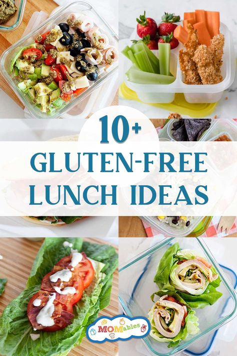 These 7 gluten-free lunch ideas are kid-approved and easy to pack in the lunchbox! Easy Gluten Free Lunch Ideas, Gluten Free Lunch Ideas, Gluten Free School Lunches, Lunch Ideas For School, School Lunch Ideas For Kids, Dairy Free Lunch, Gluten Free Meal Prep, Gluten Free Comfort Food, Gluten Free Recipes For Lunch