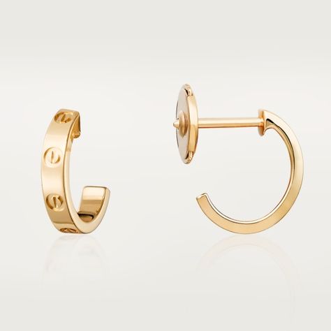 Cartier Earrings, The Bling Ring, Tiffany Earrings, Love Earrings, Luxe Jewelry, Golden Earrings, Cartier Jewelry, Classy Jewelry, Jewelry Lookbook