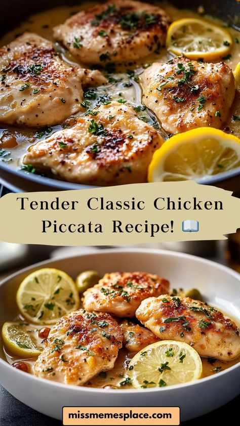 Dive into the world of Perfectly Tender Classic Chicken Piccata with our easy-to-follow recipe guide! With simple ingredients and straightforward steps, you’ll create a restaurant-quality dish right at home. The combination of lemon, capers, and herbs brings a refreshing brightness to the chicken, making it a delightful choice for any occasion. Ideal for both novice and experienced cooks, this recipe is your key to mastering the art of classic Italian cuisine! 🇮🇹💕 Chicken Limone, Chicken Piccata Easy, Lemon Caper Chicken, Fried Chicken Breast Recipe, Capers Recipe, Piccata Recipe, Chicken Piccata Recipe, Ketones Diet, Lemon Chicken Recipe