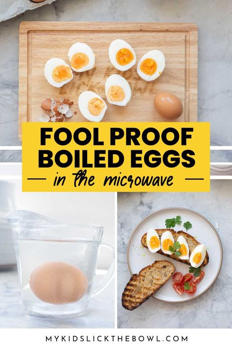 How To Boil Eggs In Microwave, Boiled Eggs In Microwave, Eggs In Microwave, Boiled Egg In Microwave, Eggs In The Microwave, Creative Egg Recipes, Eggs Boiled, Gerd Friendly, Egg Nutrition Facts