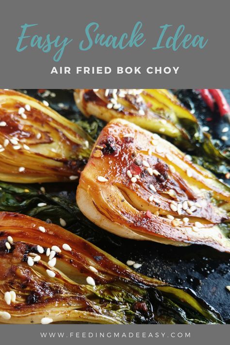 Baby Bokchoy Air Fryer, Baby Bokchoy Healthy, Baby Bock Choy Recipe, Baby Bokchoy Sidedish, Baby Bock Choy Recipes, Bock Choy Recipes, Book Choy, Pok Choi, Sesame Oil Recipes