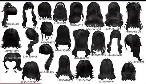 Hair Codes For Roblox Black, Roblox Outfits Codes Black Hair, Black Hair Code In Brookhaven, Black Hair Id Codes, Hair Codes Berry Ave Black, Roblox Code Black Hair, Hair Codes For Berry Ave Black, Brookhaven Black Hair Codes, Berry Ave Hair Codes Black