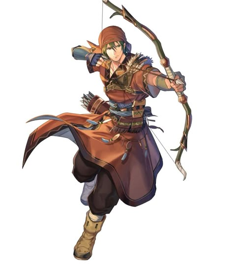 Medieval Archer, Archer Characters, Battle Art, Ninja Art, Fire Emblem Characters, Vedic Art, Fire Emblem Heroes, Game Character Design, Character Design Male