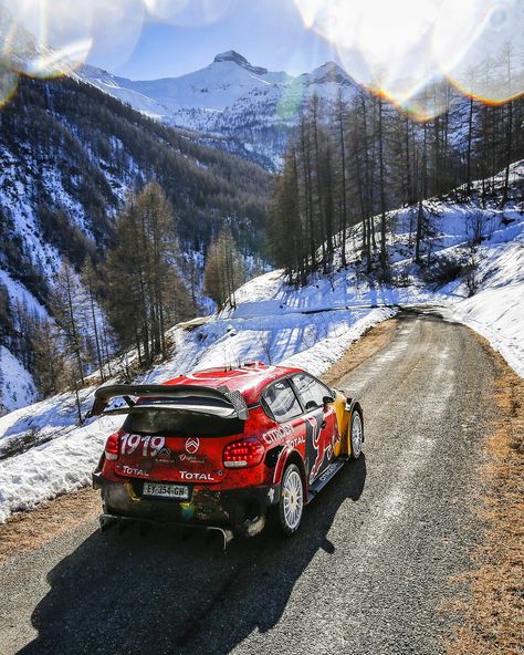 2019 Rallye Monte Carlo - Sesbastien Ogier and Julien Ingrassia testing the Citroen C3 WRC in the south of France on January 16, 2019. With five consecutive wins at Rallye Monte-Carlo, Ogier remains heavy favourite despite it being his first outing since returning to Citroen in 2019. #RallyMonteCarlo #WRC #RedBullRacing #CitroenC3WRC #SébastienOgier Citroen Sport, Monte Carlo Rally, Rally Raid, Toyota Supra Mk4, Rally Racing, Rallying, Cool Sports Cars, Street Racing Cars, Street Racing