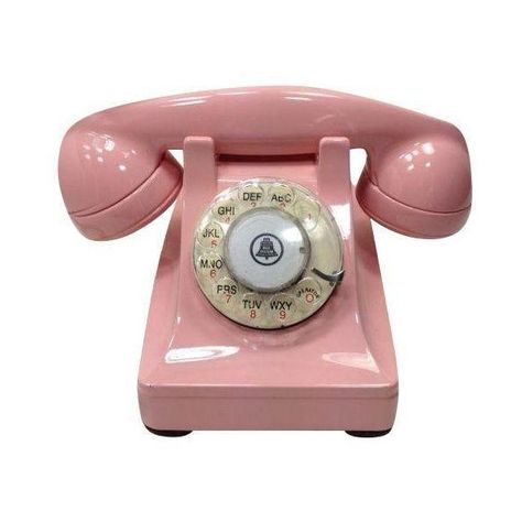 Pink Western Electric Lucy 302 Rotary Dial Phone ($137) ❤ liked on Polyvore featuring home, home decor, fillers, decor, phones, accessories, decorative objects and pink home decor Icons Rosas, Key Background, Pink Home Accessories, Ipad Layout, Dial Phone, Rotary Dial Phone, Pngs For Moodboards, Ipad Ideas, Collage Pieces