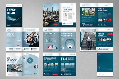 Magazine Examples, Magazine Layout Inspiration, Yearbook Layouts, Corporate Profile, Yearbook Pages, Corporate Brochure Design, Page Layout Design, Yearbook Design, Graphic Design Brochure