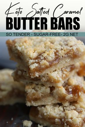 Salted Caramel Butter Bars, Caramel Butter Bars, Keto Caramel Sauce, Keto Caramel, Galletas Keto, Caramel Butter, Salted Caramel Bars, Salted Caramel Recipes, Crumb Bars