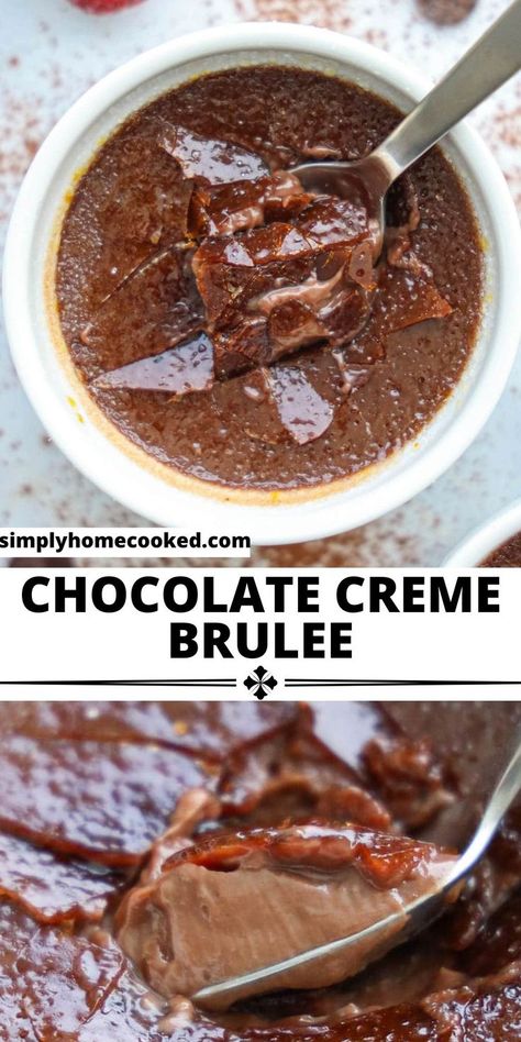 Dark Chocolate Creme Brulee, Chocolate Cream Brulee Recipe, Raspberry Creme Brulee Recipe, Nutella Creme Brulee, Lavender Creme Brulee, Crambrulle Recipe, Crème Brûlée Flavors, Espresso Creme Brulee, Flavored Creme Brulee