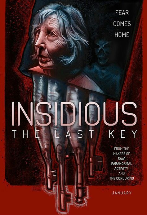 Insidious Poster, Insidious The Last Key, Insidious Movie, American Horror Movie, Movie Synopsis, Creepy Movies, Horror Movies Scariest, Movie Club, Fiction Movies