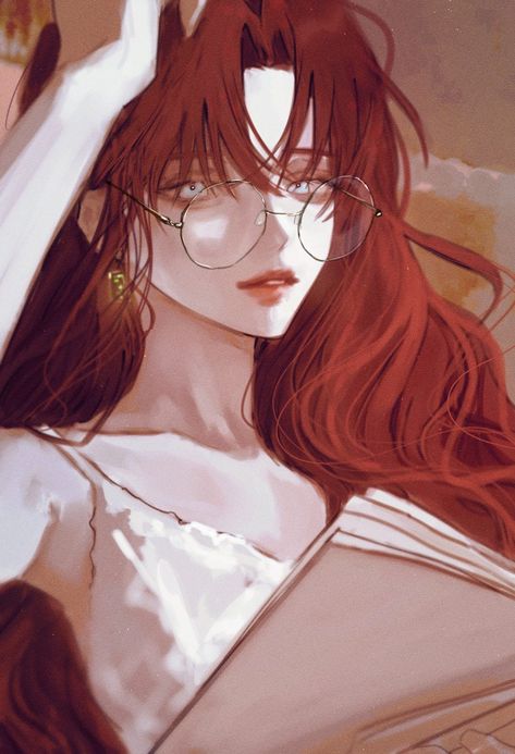 Red Hair Oc Girl, Anime Red Hair, Anime Woman, Red Hair Woman, 얼굴 그리기, Girls With Red Hair, Woman Drawing, Digital Art Girl, How To Draw Hair