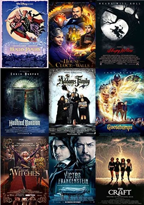 Halloween movies for every dark and spooky October night ... October Night, Spooky October, Victor Frankenstein, Halloween Movies, Addams Family, Haunted Mansion, Halloween Witch, Frankenstein, The Darkest