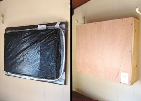 Smart DIY Air Conditioner Cover | Shelterness Swamp Cooler Cover Indoor, Air Conditioner Cover Indoor, Air Conditioner Hide, Wall Ac Unit, Indoor Air Conditioner, Ac Unit Cover, Diy Air Conditioner, Diy Conditioner, Wall Air Conditioner