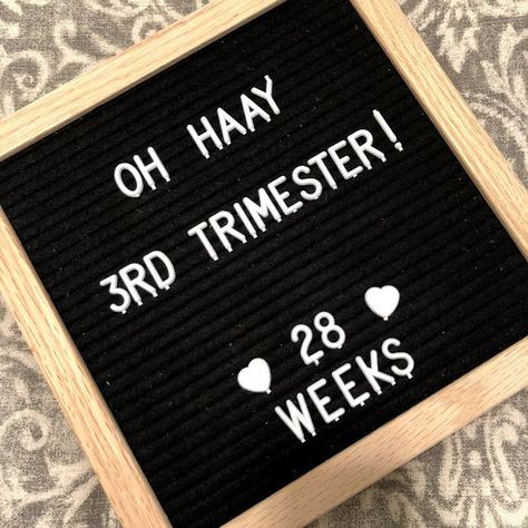 Bumpdate | Pregnancy by week | Pregnancy Board | 28 Weeks Pregnant | Third Trimester | Baby Bump | Letter Board 28 Weeks Pregnant Quotes, 29 Weeks Pregnant Quotes, Hello Third Trimester Picture, Hello 3rd Trimester, 28 Weeks Pregnant Belly, Pregnancy By Week, Prepping For Baby, 3rd Trimester Pregnancy, Fitness Snacks